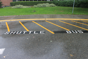 Liability issues have hindered the shuttle from stopping at park and ride locations.  