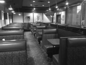 The interior of Vic's gives off the feel of a classic diner experience, and is a good pick for breakfast at lunchtime. (Image: Vic's Diner/ Facebook)