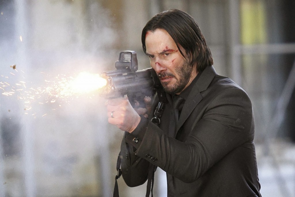 John Wick  is about a top-notch hitman avenging his dead dog.