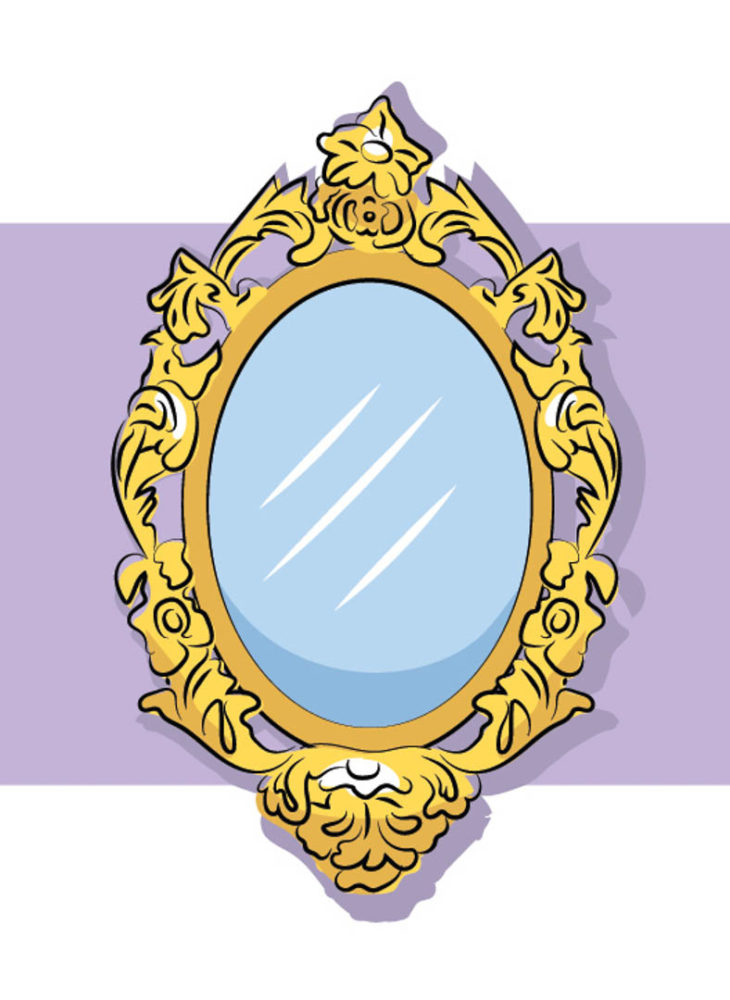 Illustration of a mirror by Brielle Quon