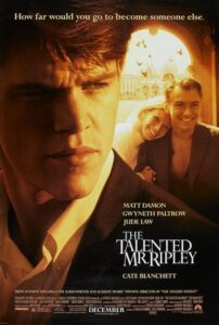 Official movie poster for "The Talented Mr.Ripley"