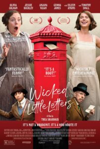 Official movie poster for "Wicked LIttle Letters"