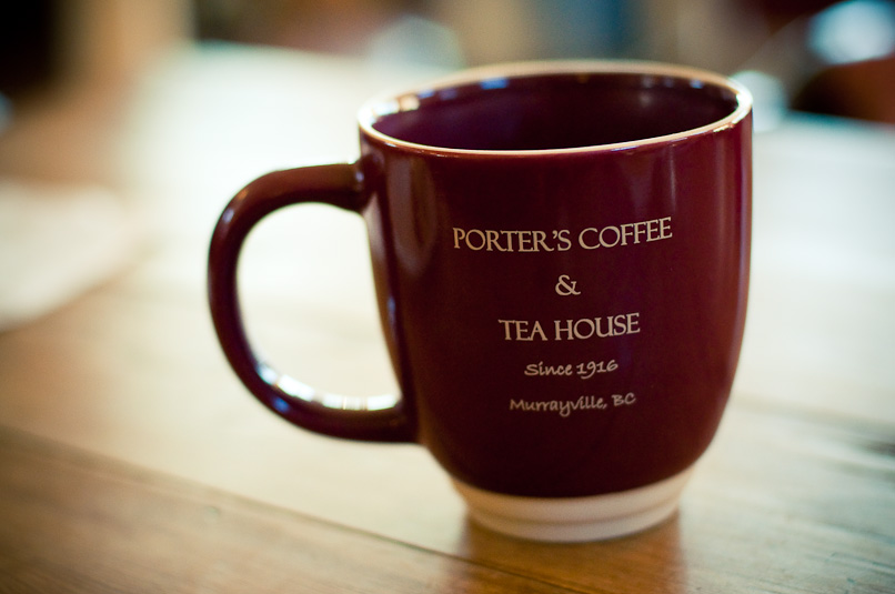Outside the (take out) box: Porter’s Coffee & Tea House