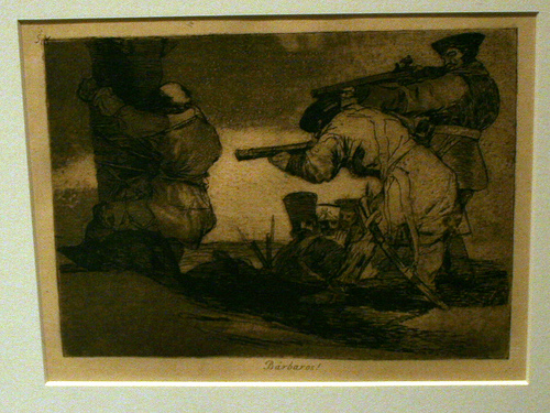 Radioactive ploughshares: War, peace, and Goya