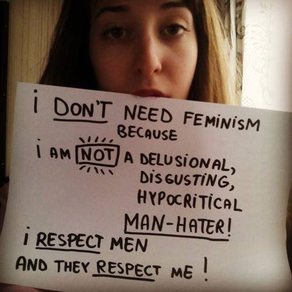 Not all are #womenagainstfeminism