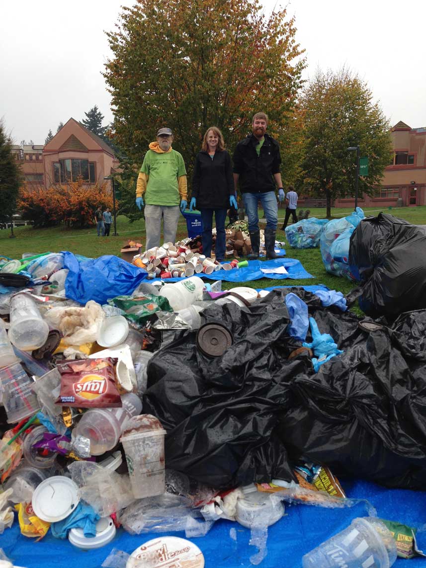 First waste audit paves the way to a greener university