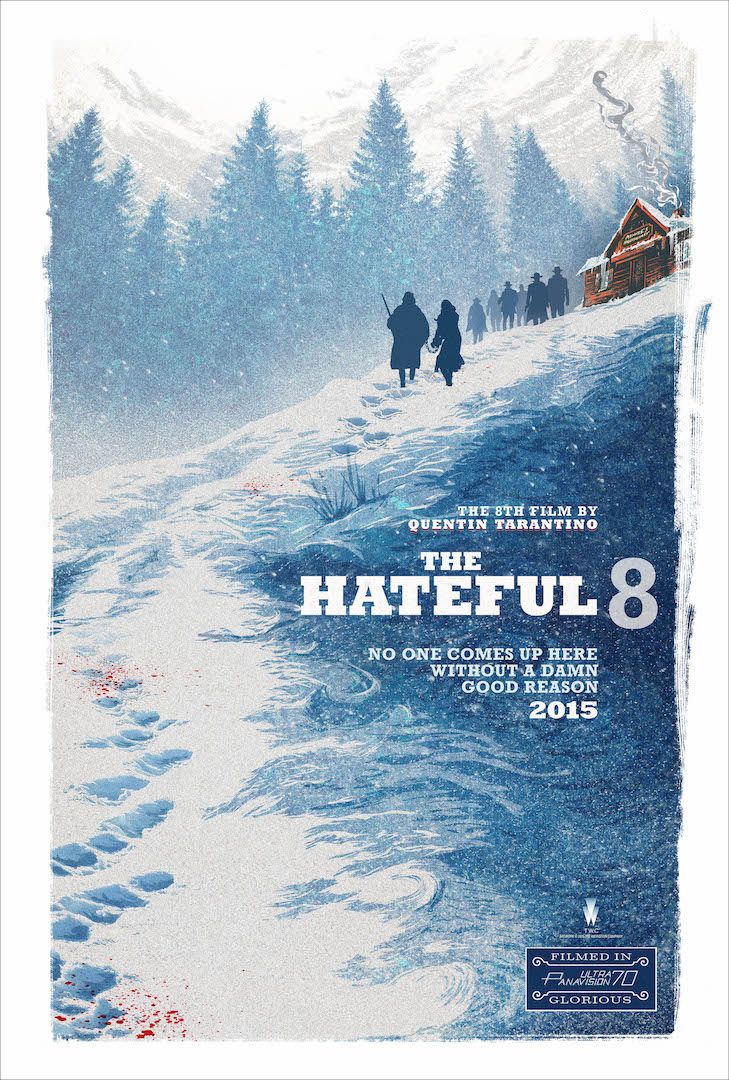 The Hateful Eight sets the stage,  then hurtles off on a winter roadshow