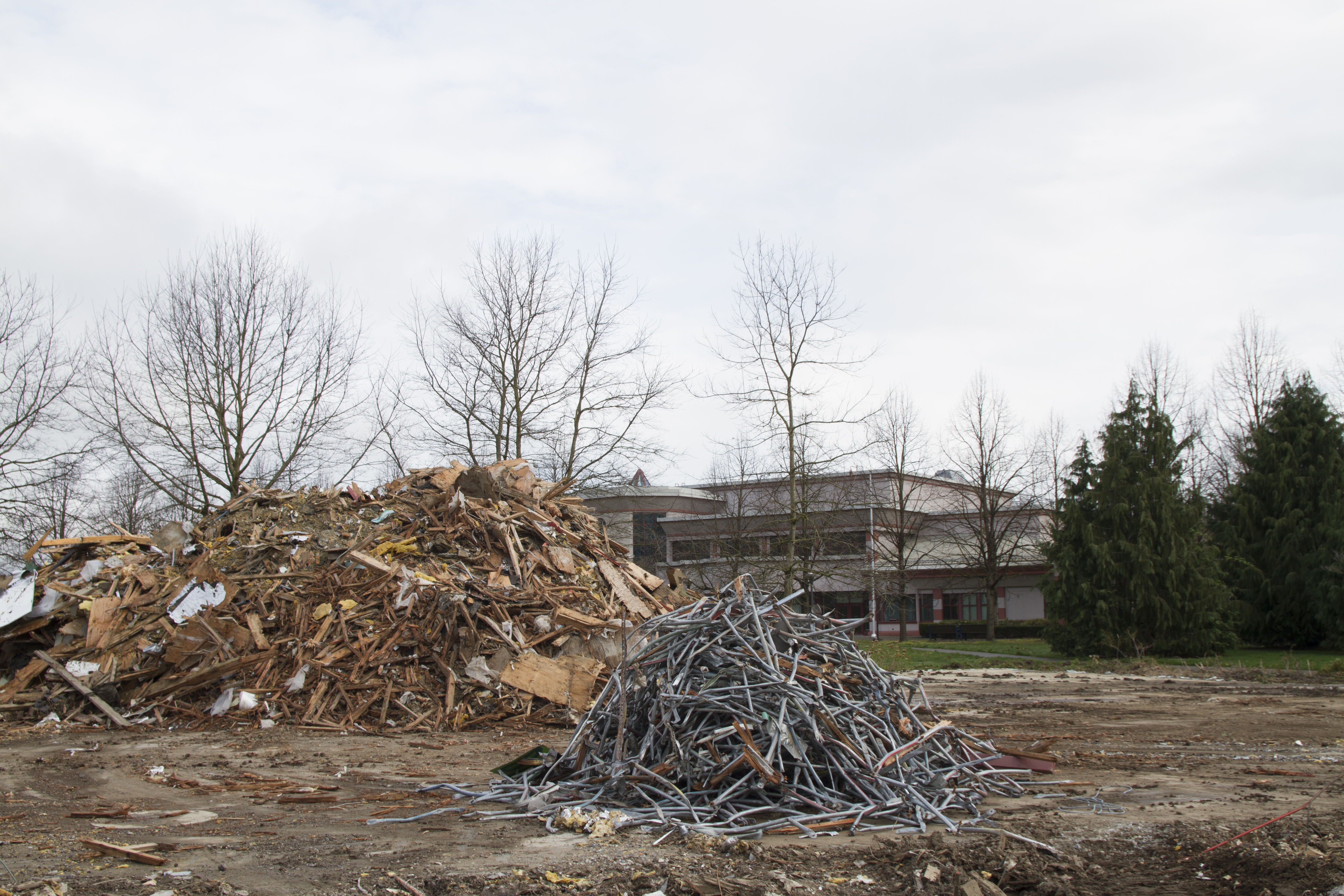 With theatre department last remaining resident, demolition at Chilliwack North begins
