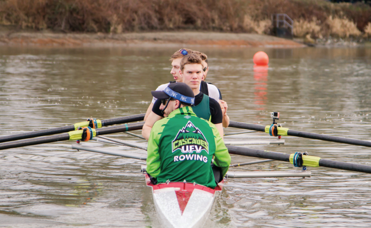 Coxswain Ben Shreiner looks back on five years with UFV’s rowing team