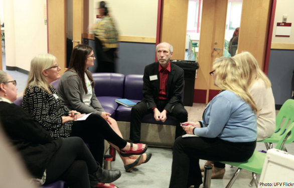 At professional development day, professors and staff learn from students, workshops