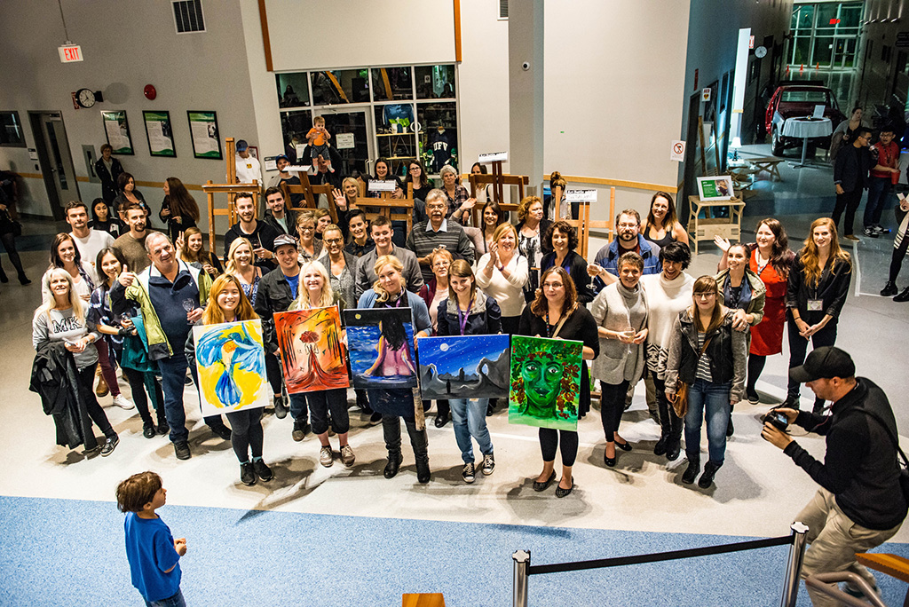 Art Battle Brings Competitive Painting to Chilliwack Campus