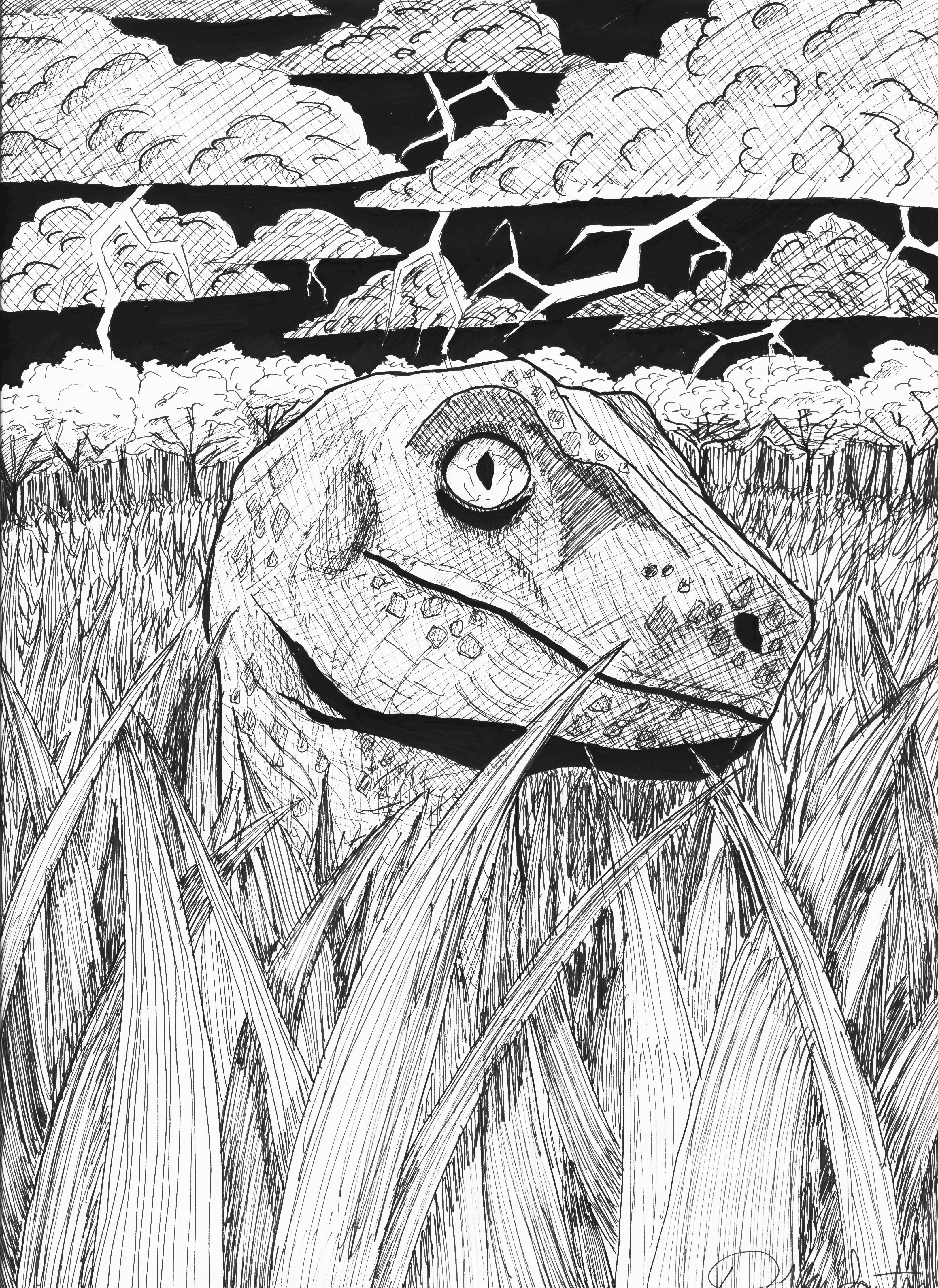 Art of the Month: Don’t Go Into The Tall Grass by Danyka Van Santen