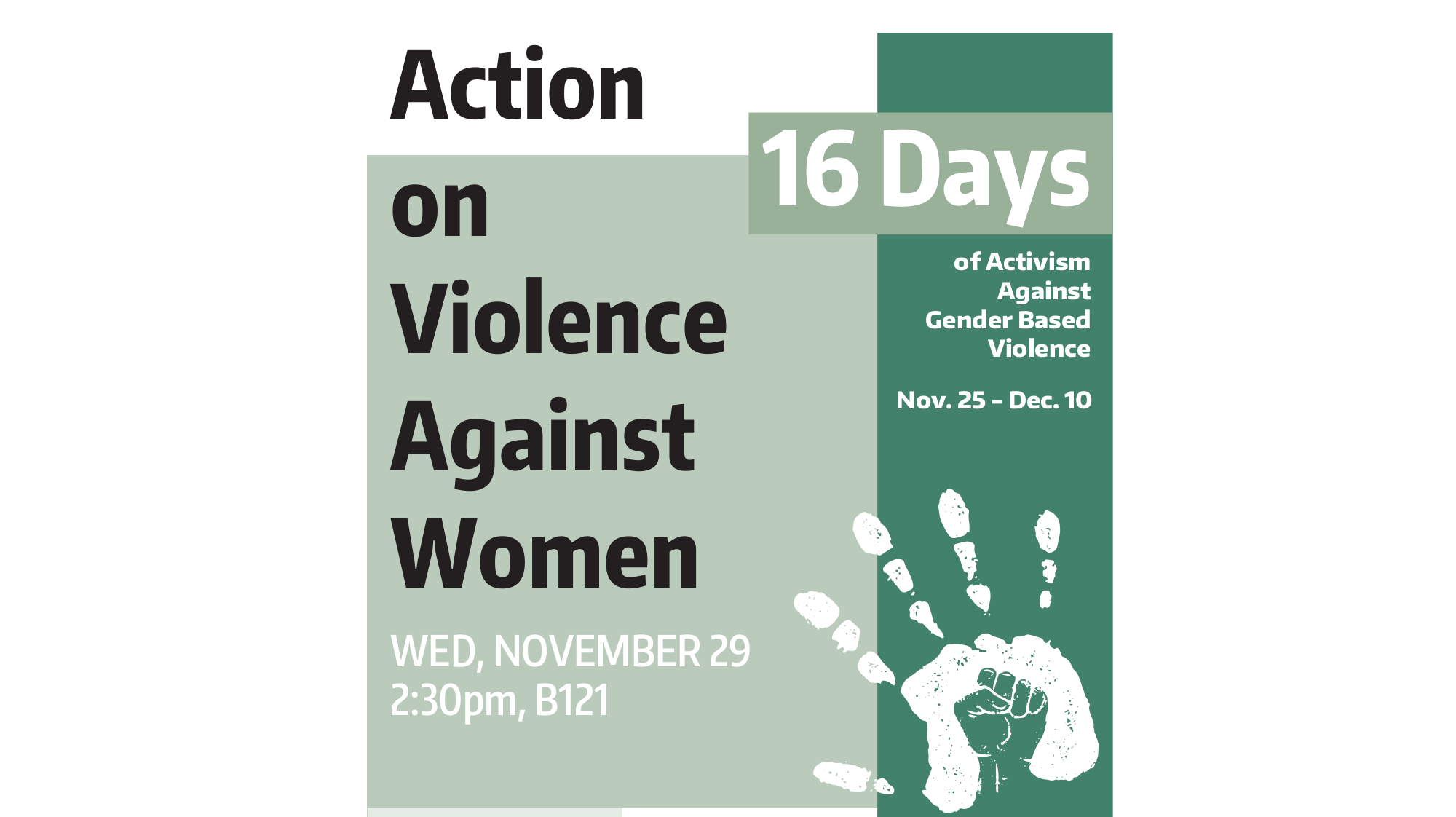 UFV panel raises awareness for action on violence against women