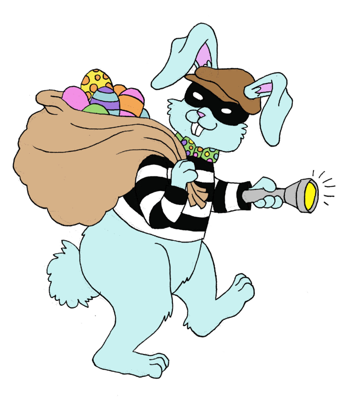 Somethin’ funny about the Easter Bunny