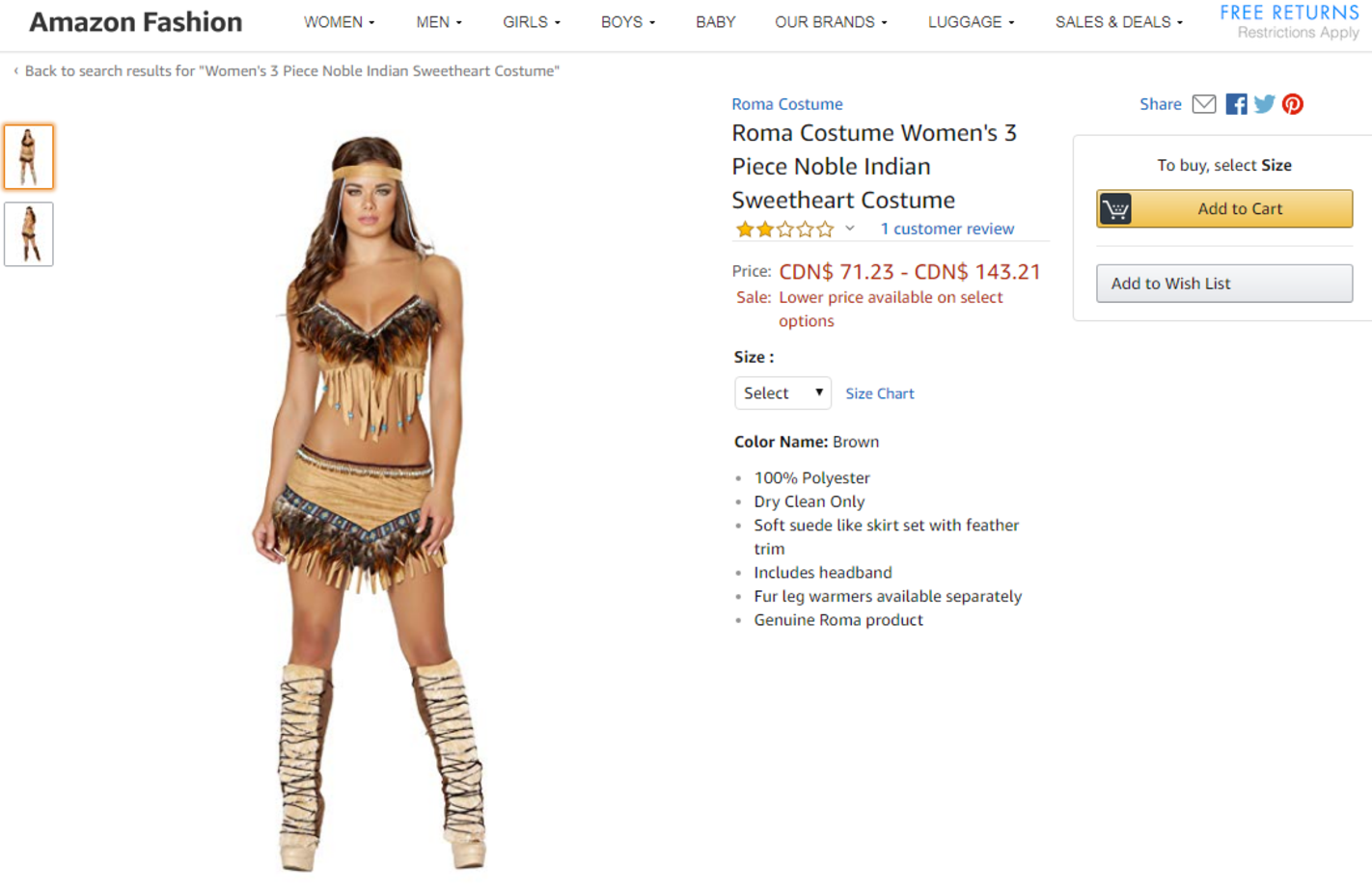 Indigenous costumes: it has to stop