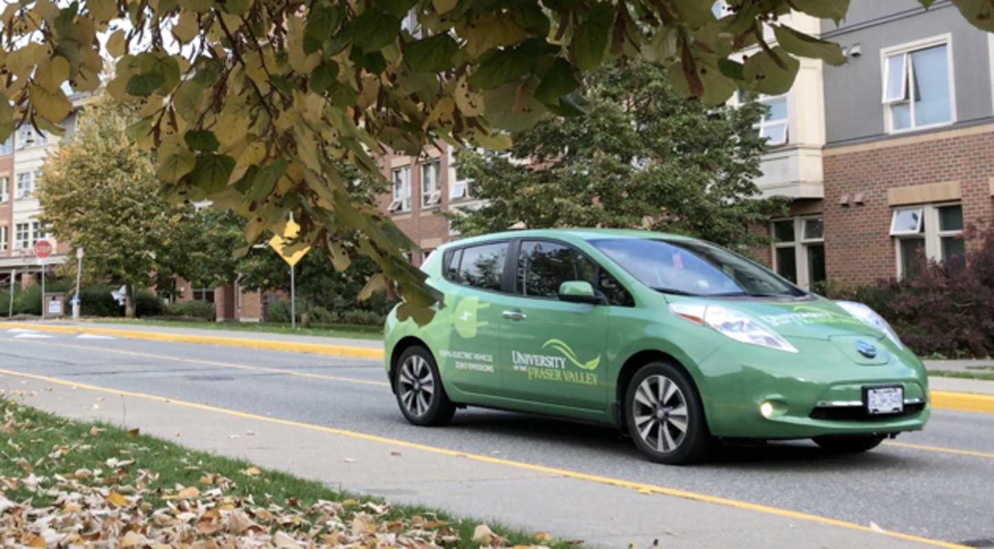 UFV adds first electric vehicle to its facilities fleet