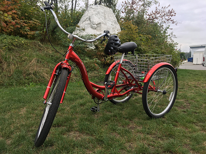 Tricycle purchased for use by students and staff