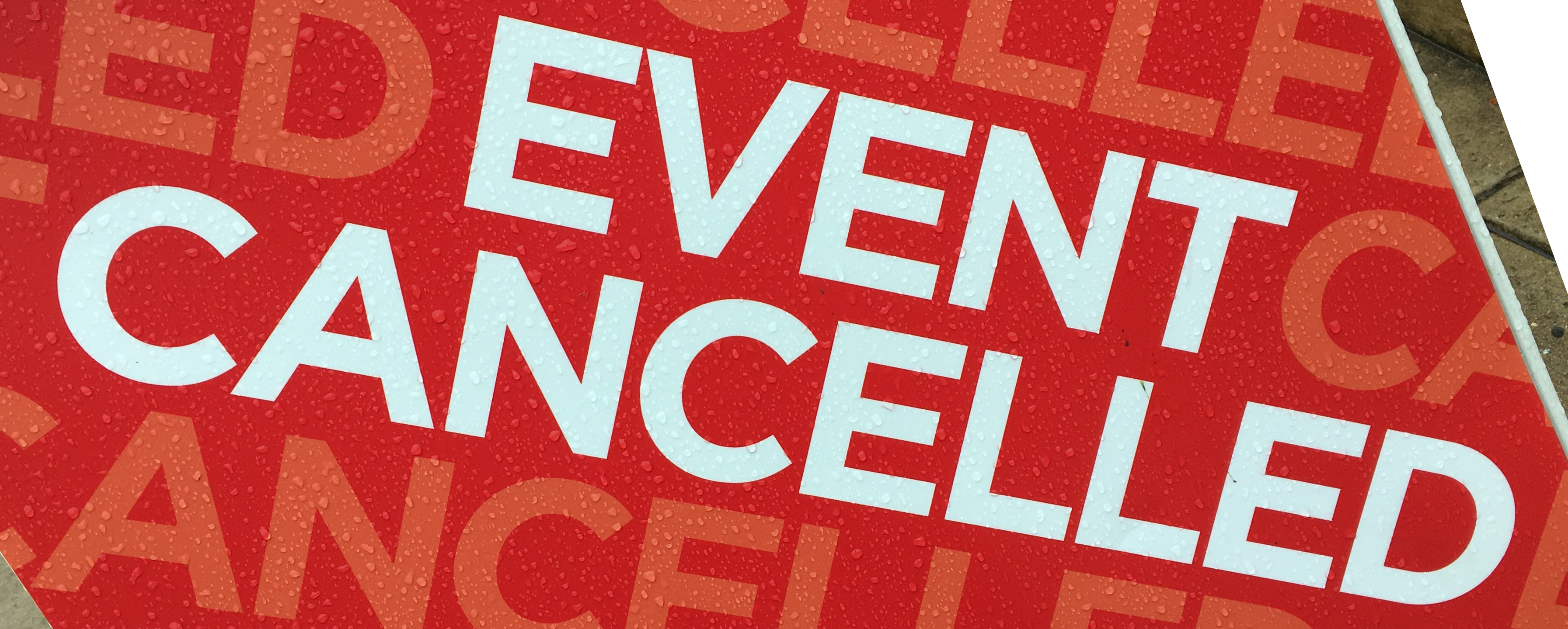 Event cancellations at UFV