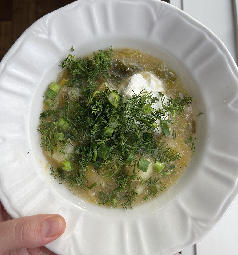 The Cascade Kitchen: Creamy potato leek soup