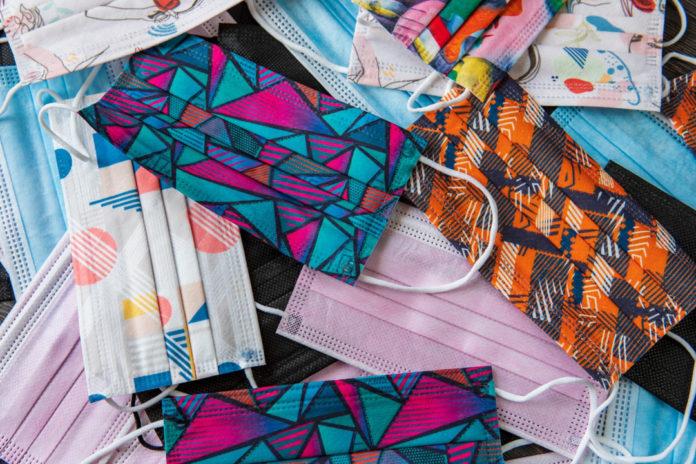 Photo of assorted face masks with fun patterns on them