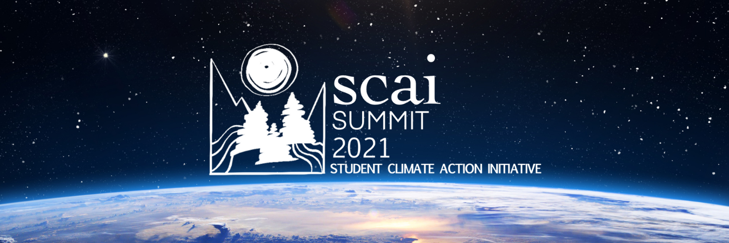 Banner for Student Climate Action Iniative Summit 2021