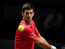 Photo of Novak Djokovic playing tennis