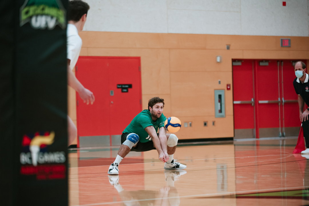 Photo of Josh Gagnon playing Volleyball