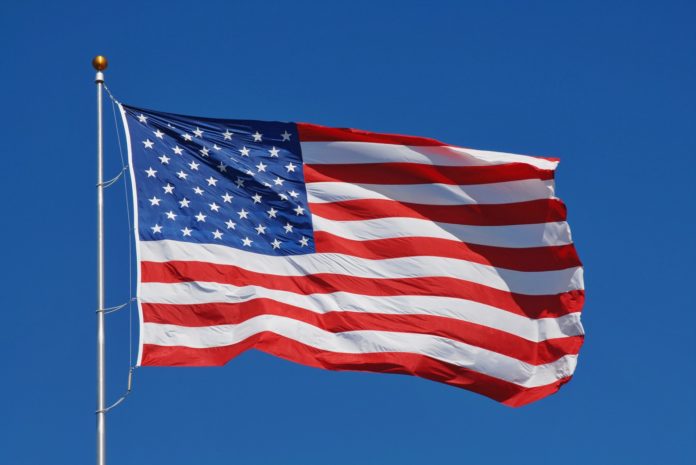 Photo of an American flag