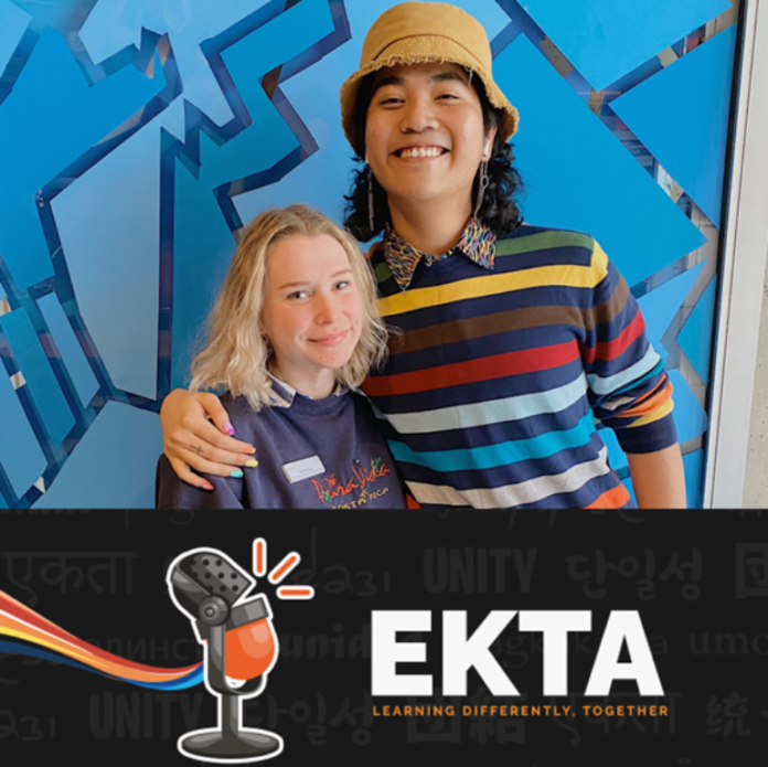 Unity, solidarity, and togetherness, EKTA: a podcast series amplifying the voices of UFV students.