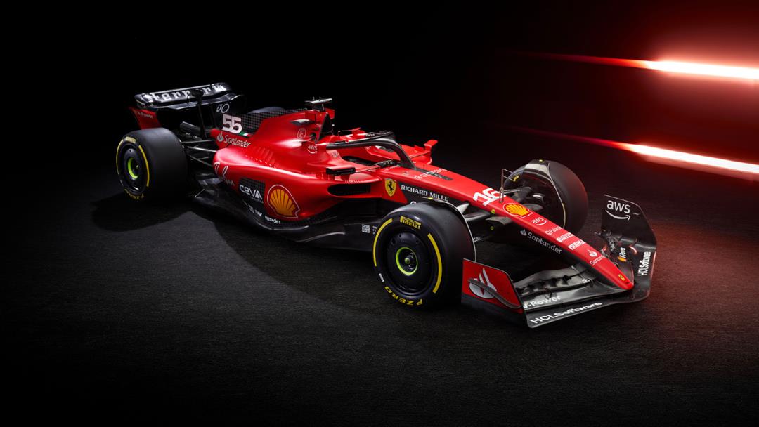 The new Ferrari SF-23 unveiled on Valentine's Day