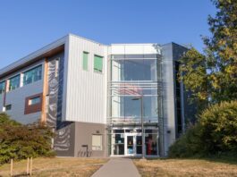 A photo of S building on the UFV campus.
