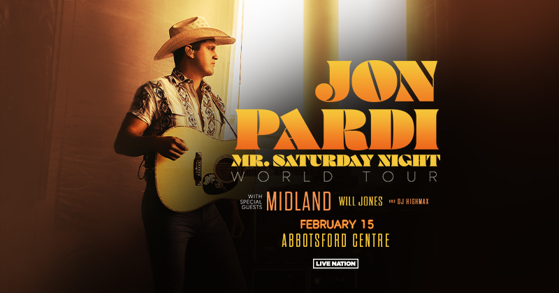 Jon Pardi – Mr. Saturday Night Tour