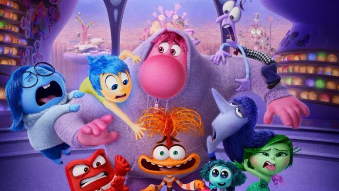 The characters of inside out 2 in chaos